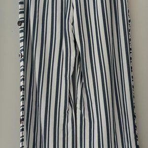 Striped fun wide leg pants